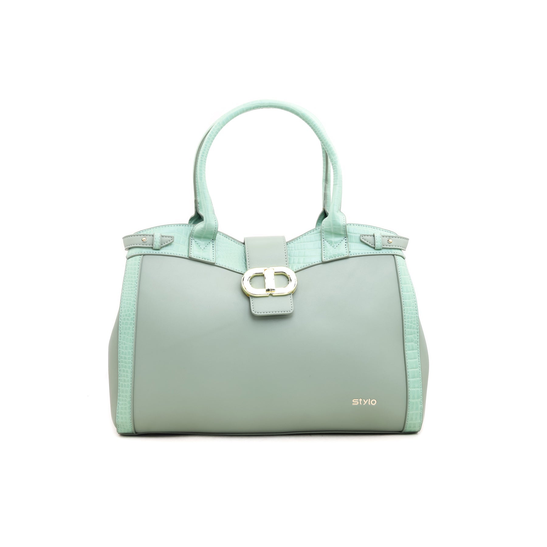 Green Formal Hand Bag P35310