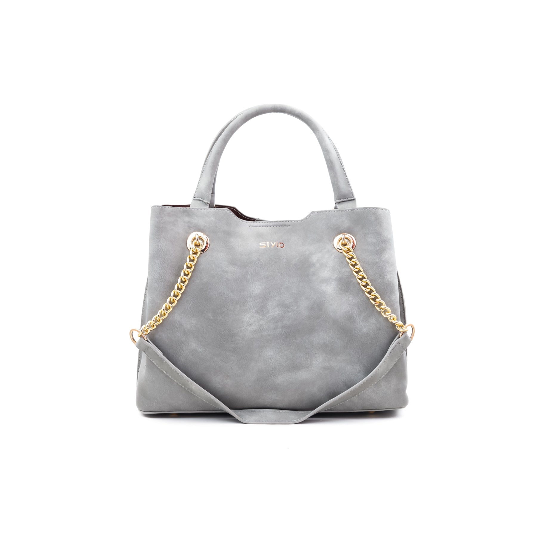 Grey Formal Hand Bag P35426