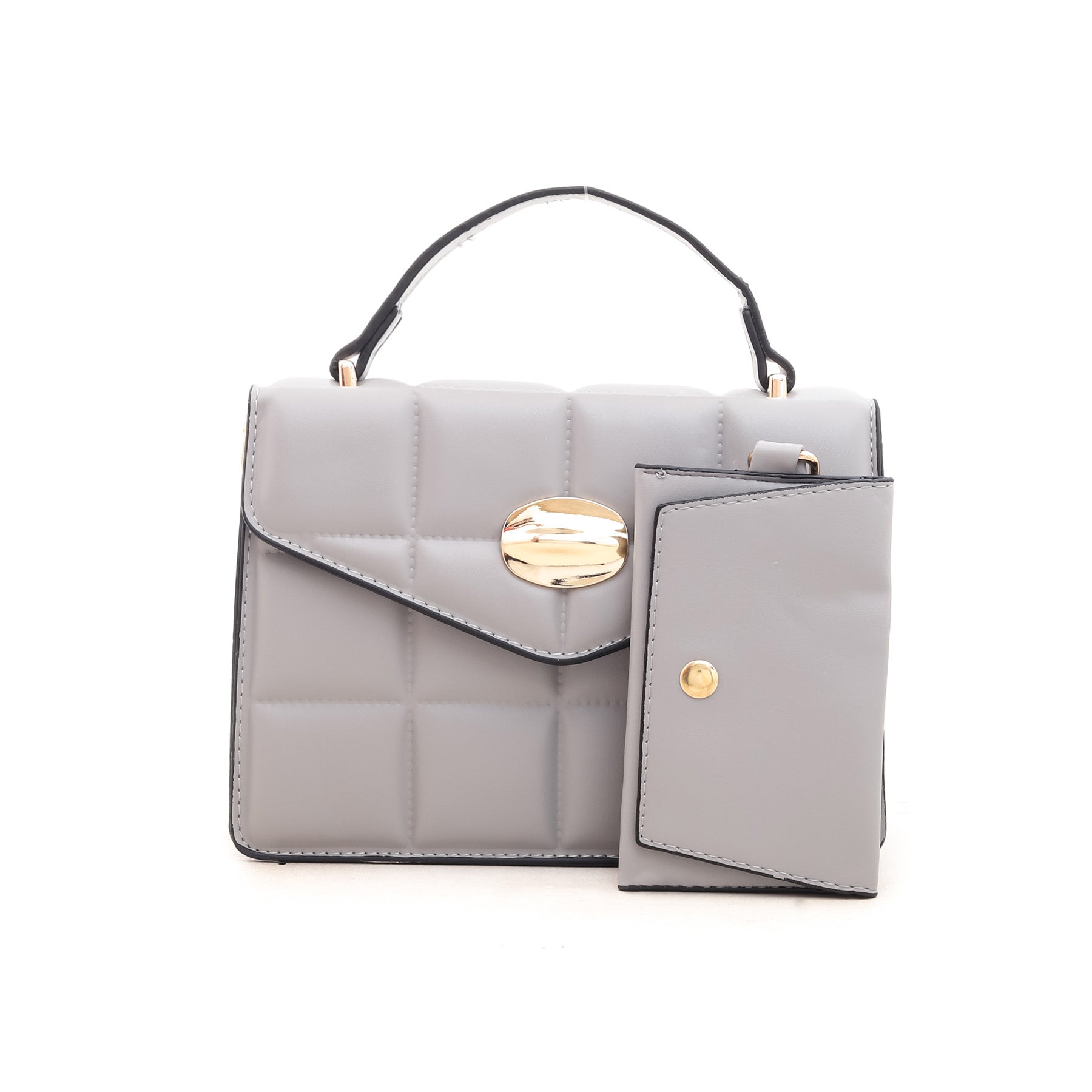 Grey Formal Shoulder Bag P35484