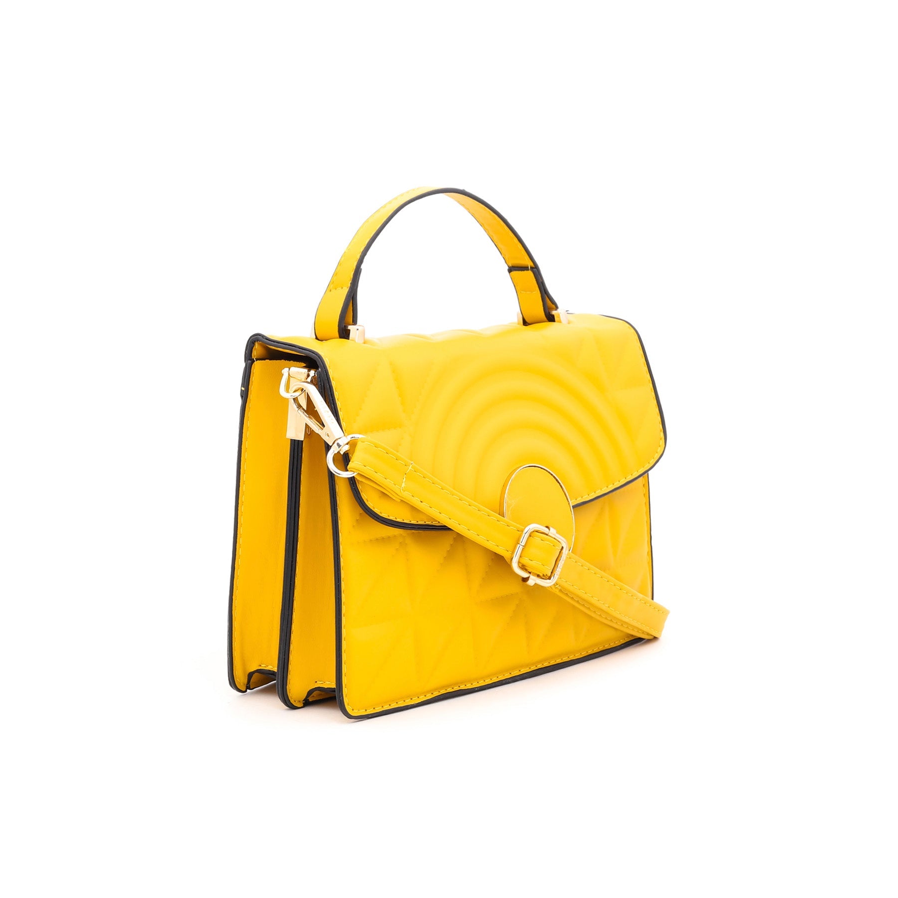 Yellow Formal Shoulder Bag P35487