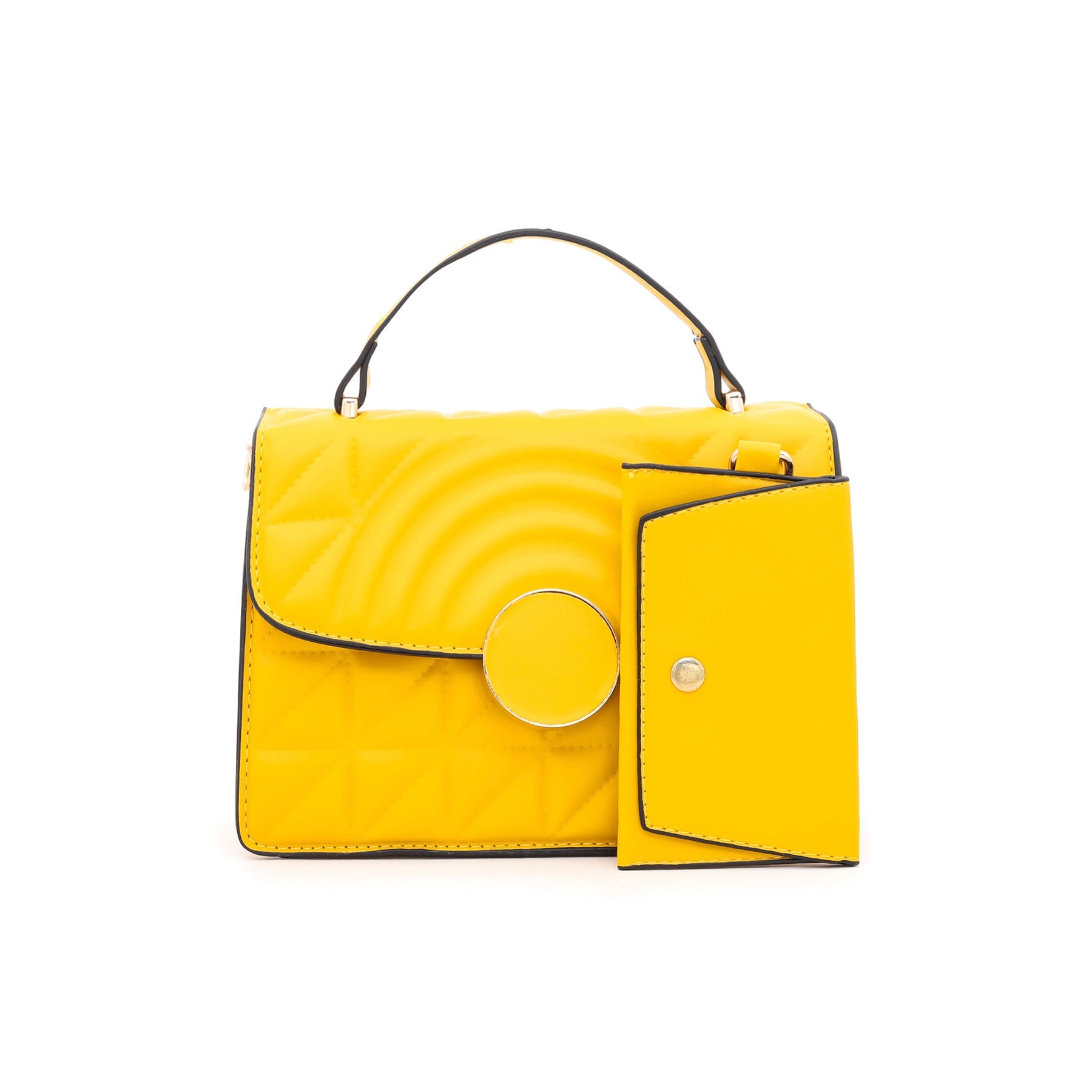 Yellow Formal Shoulder Bag P35487