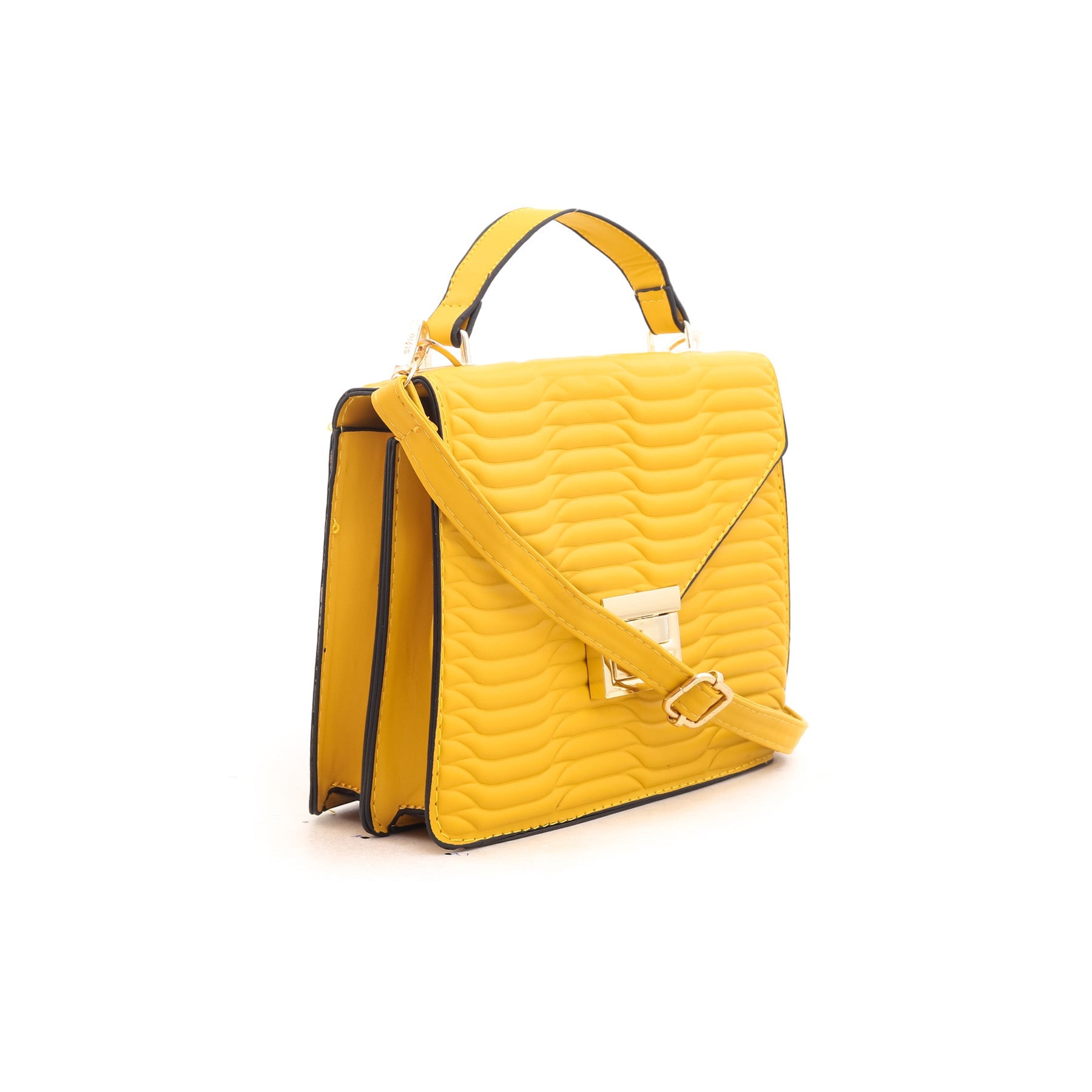 Yellow Formal Shoulder Bag P35496