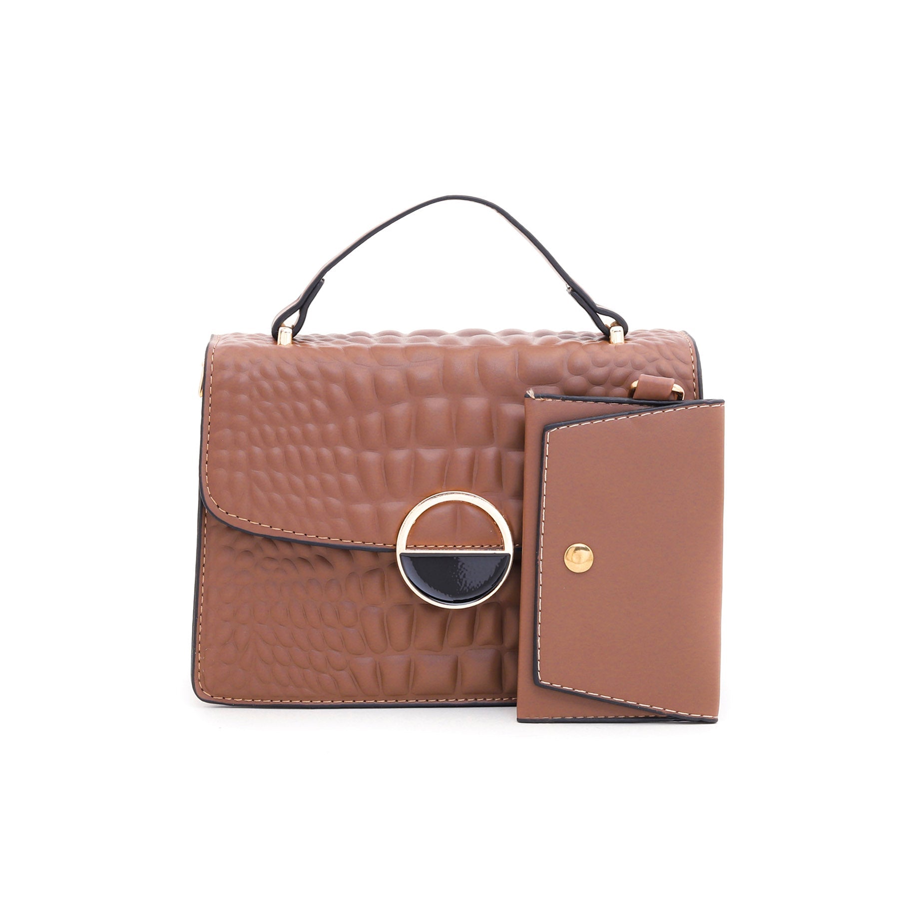 Brown Formal Shoulder Bag P35518