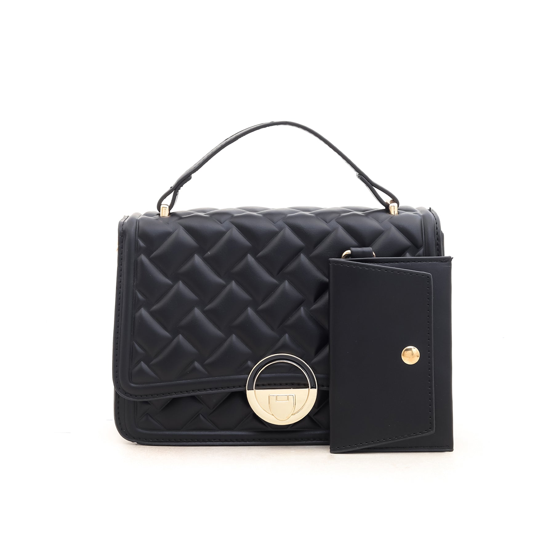 Black Formal Shoulder Bag P35526