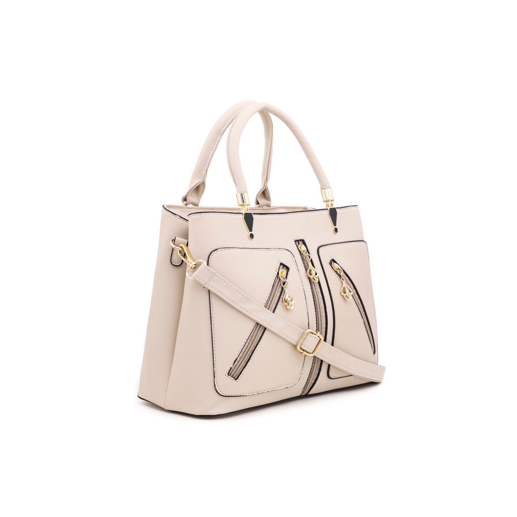 Khaki Formal Hand Bag P35576