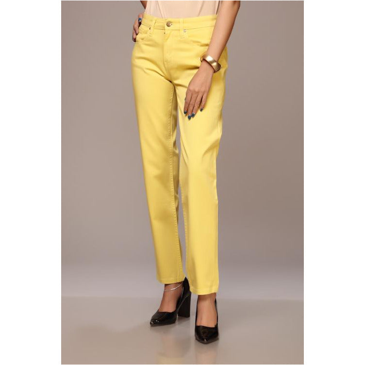 Over Dyed Regular Fit Pant Yellow PS1535