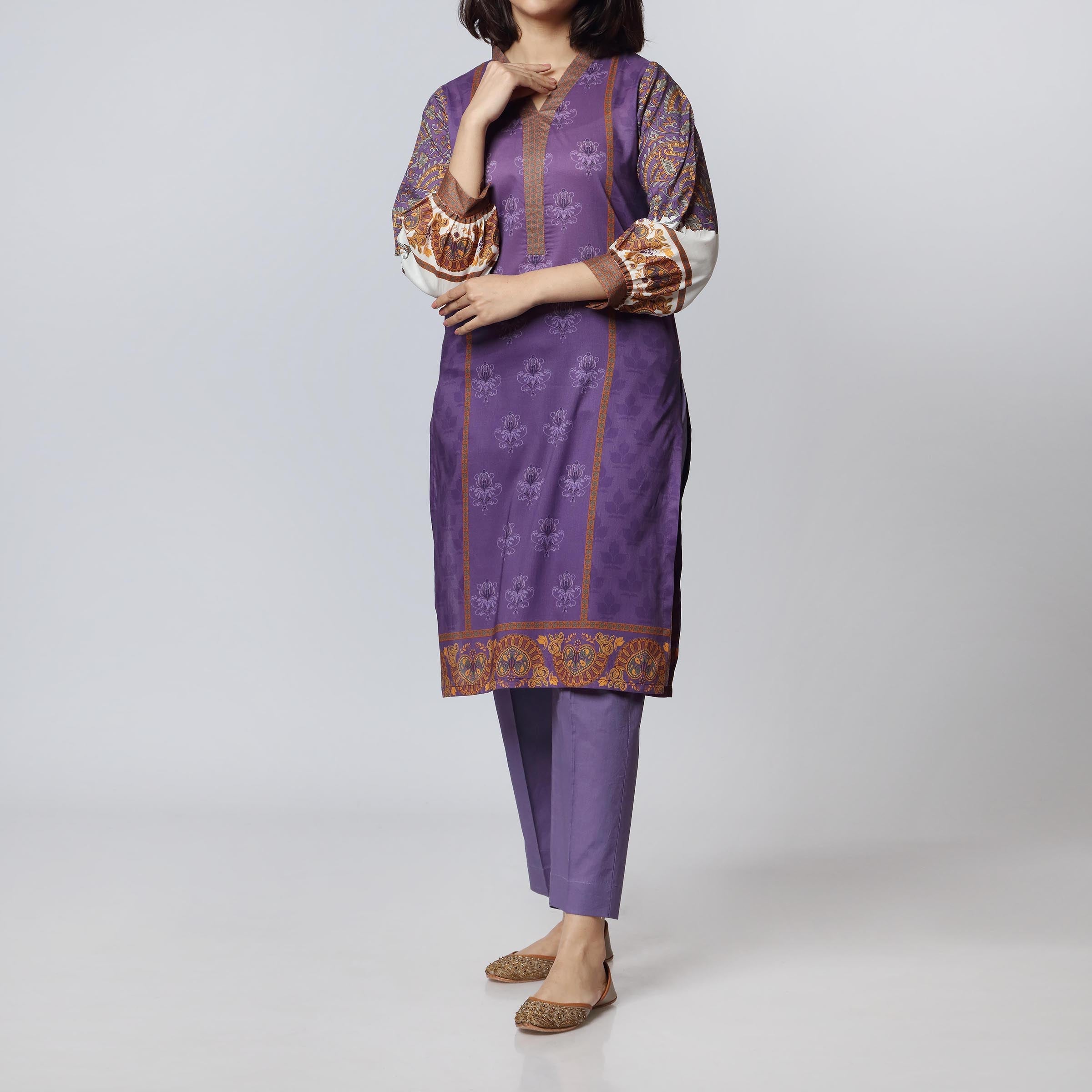 1PC- Digital Printed Lawn Shirt PS3428