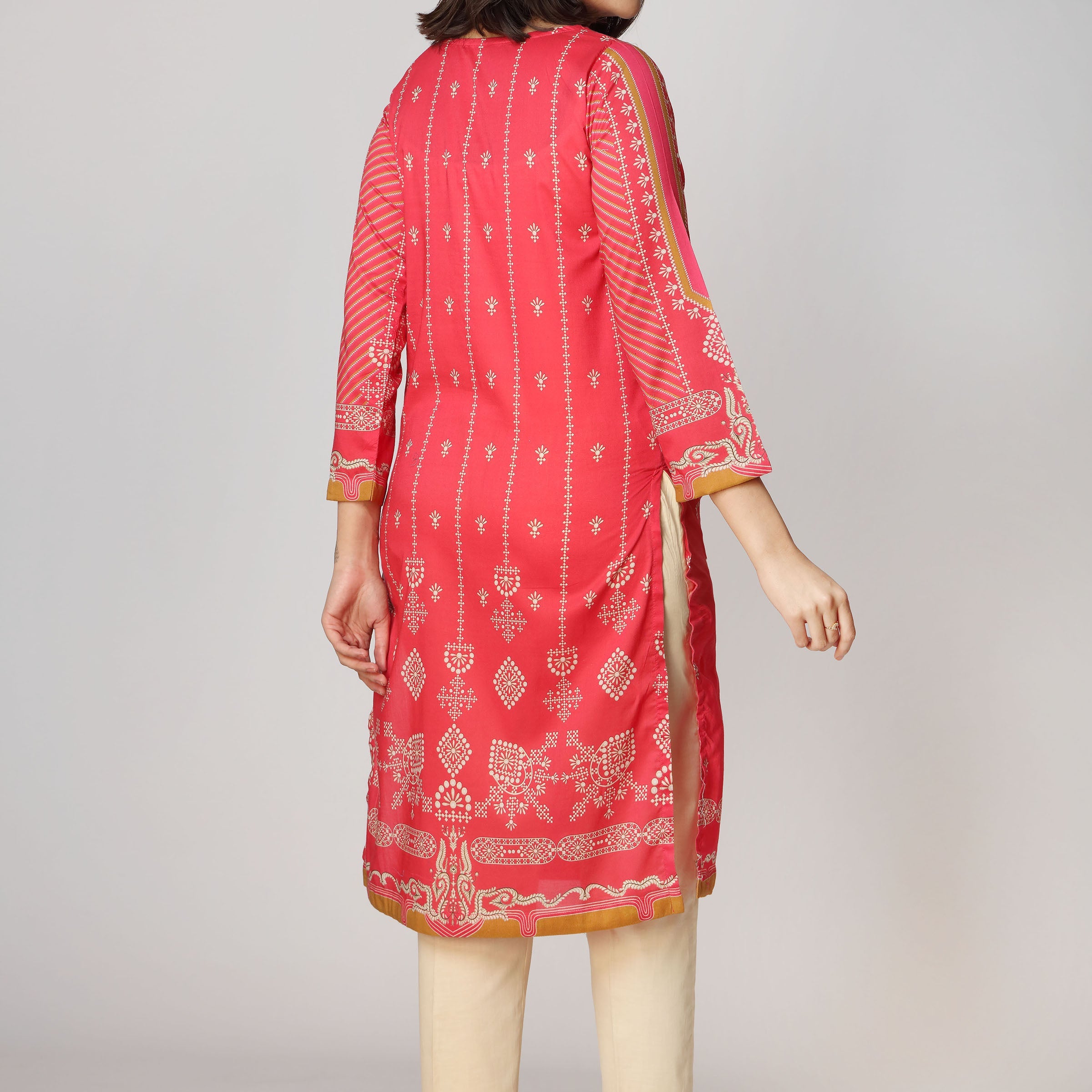 1PC- Un-Stitched Digital Printed Lawn Shirt PS3403