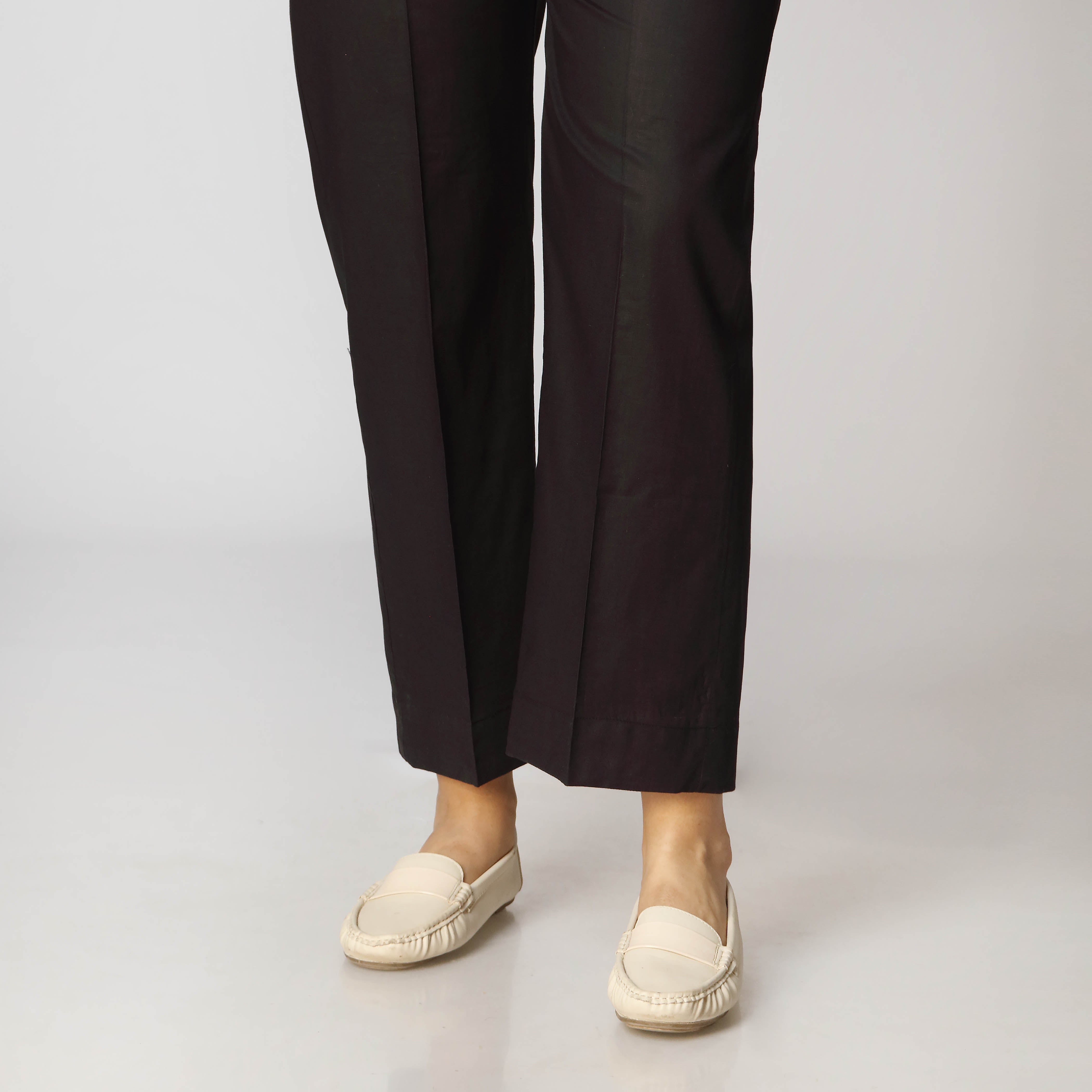 Black Cambric Straight Fit Trouser PS3510