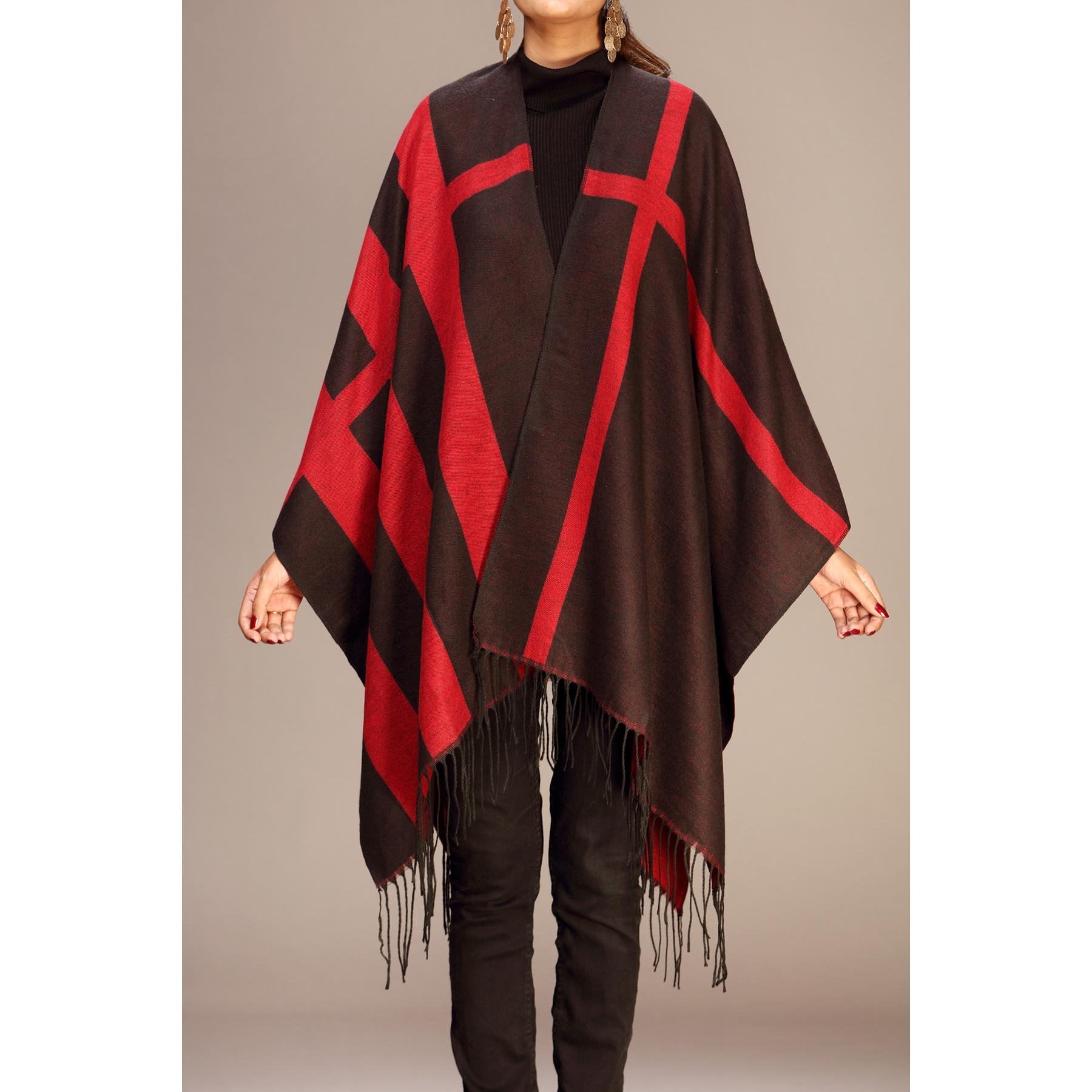 Winter Cape Shawl PW180313