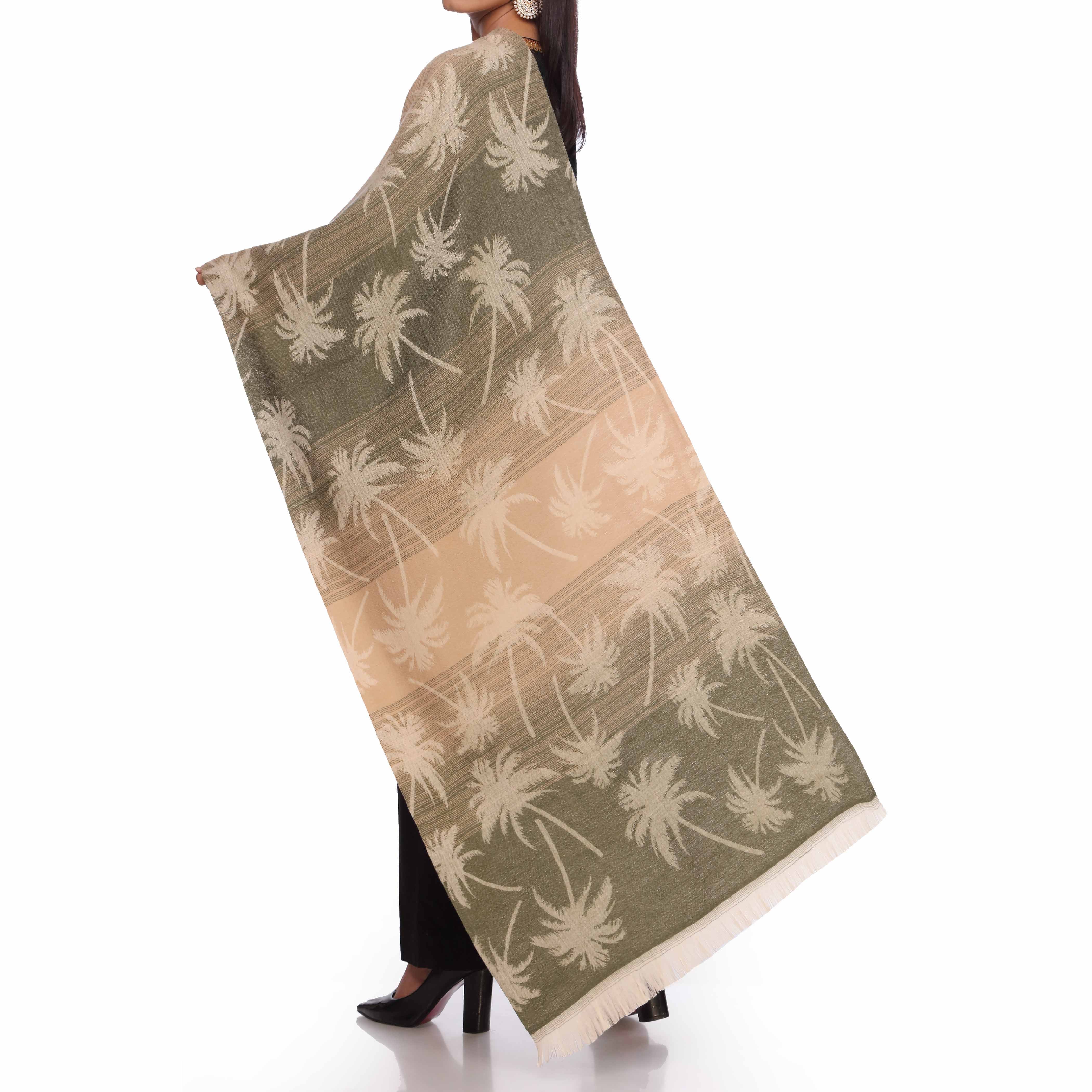 Green Softer Stole PW2707