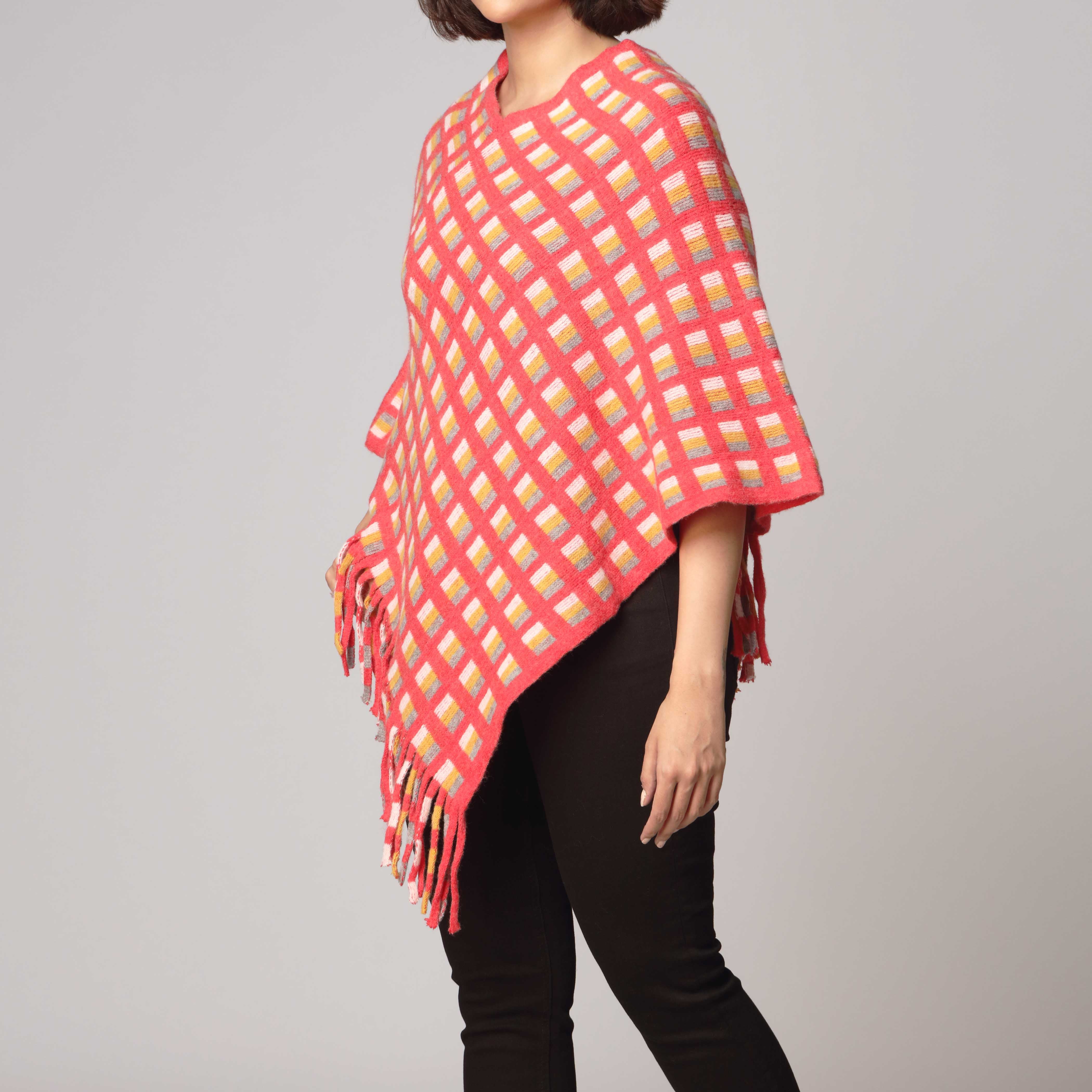 Red Cape Shawl PW2803