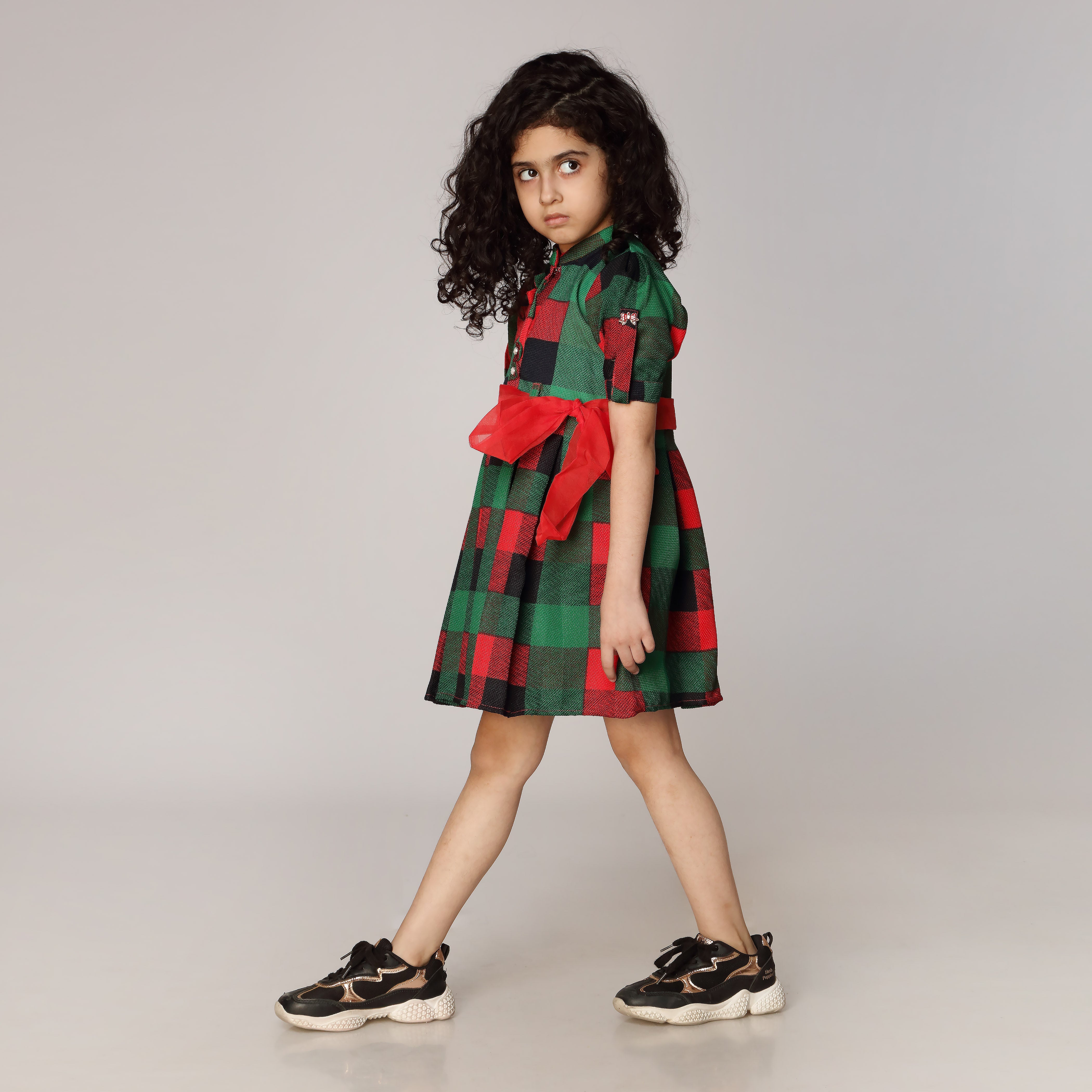 Girls Red Flanel Shirt PW2880