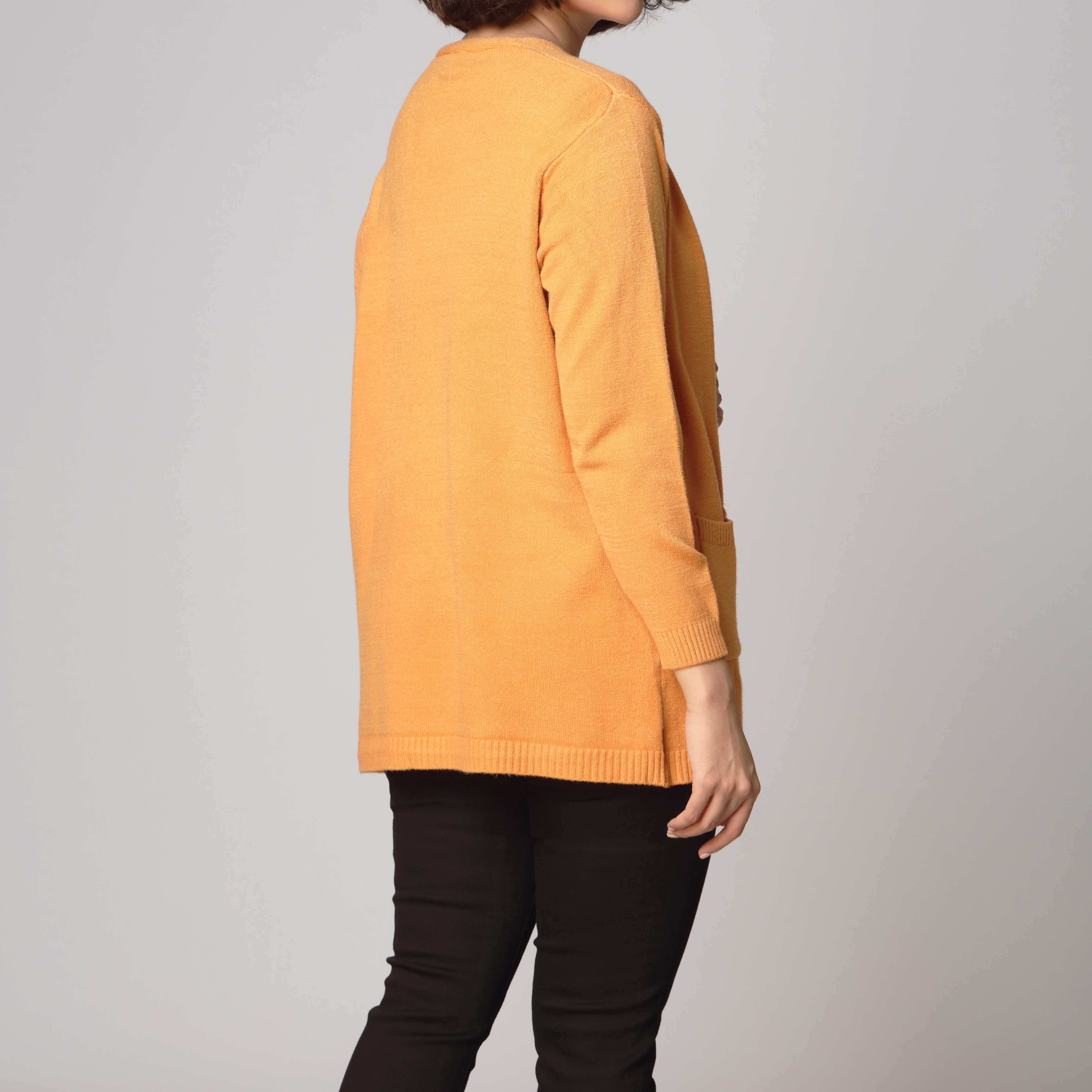 Beige Long Cardigan PW2911